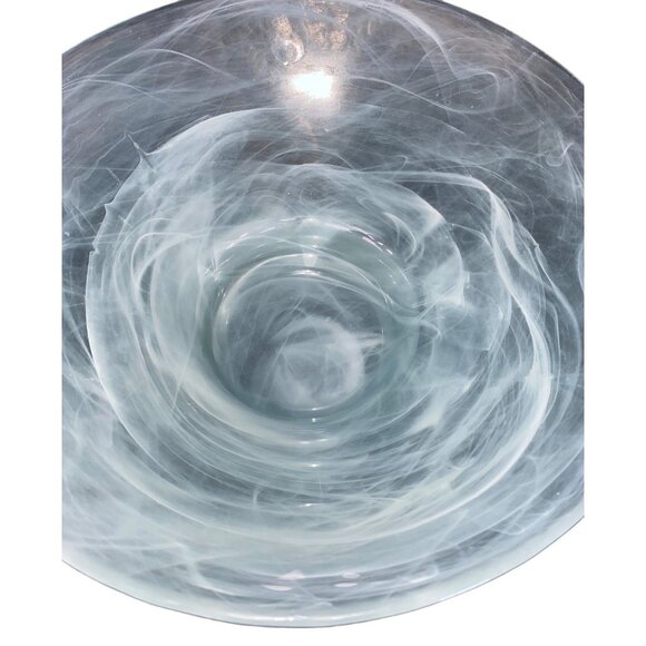 Onda Artisan Glass Bowls 11" Angular & 9" Round - Picture 6 of 15